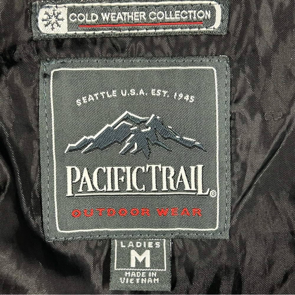 Pacific Trail Womens Parka Jacket Size M Hooded Full Zip Gorpcore Trails Cabin - Picture 11 of 11